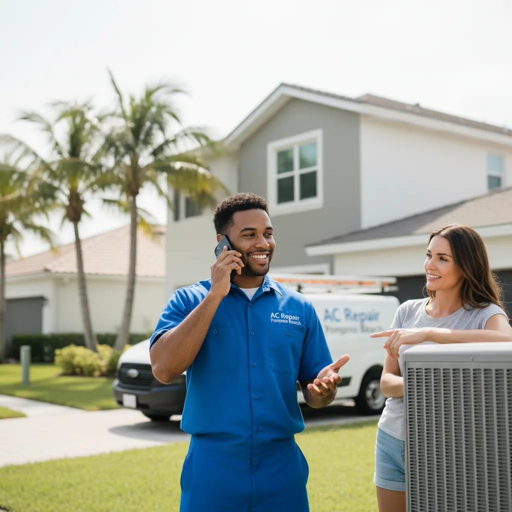 AC Repair Pompano Beach customer support in Enon